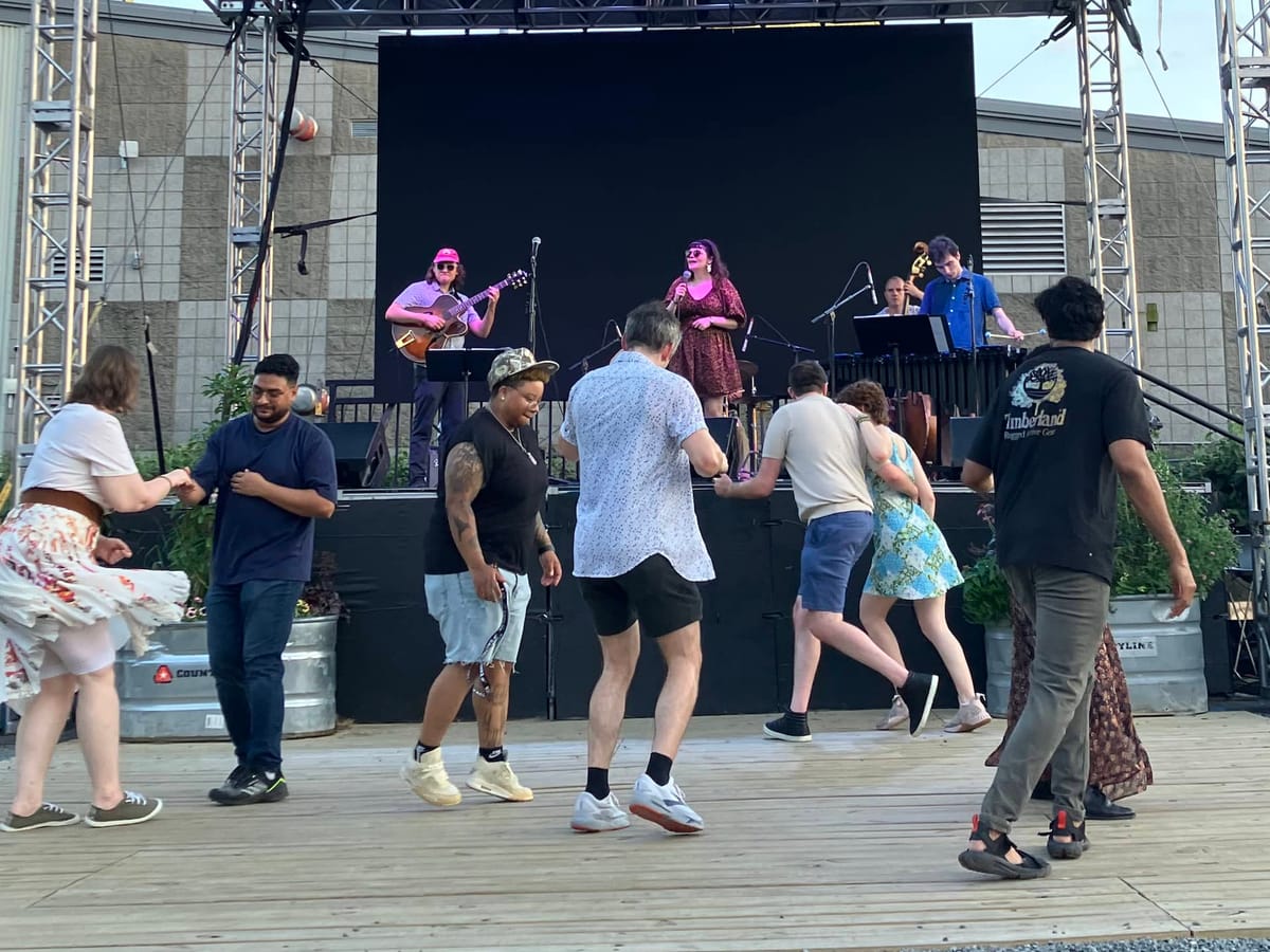 We're Filling Up the Spruce St. Harbor Stage